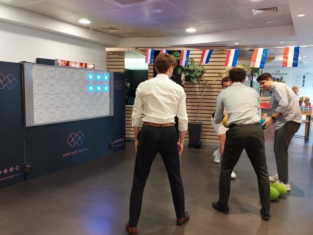 Animation Jeux Olympiques Paris 2024 Mur Digital Rugby