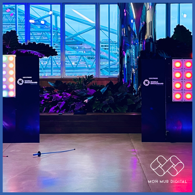 Soirée d'entreprise Mur Digital Paris Ouest