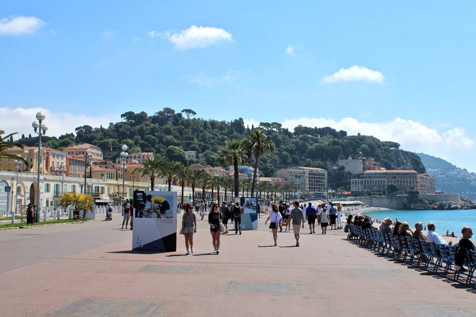 Lieux emblématiques de Nice — événements et animations Mur Digital