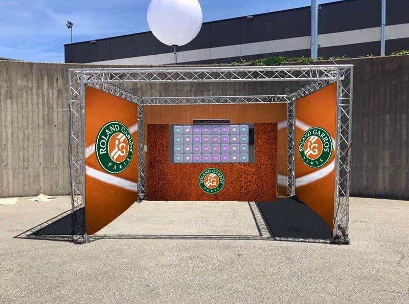 Challenge foot animation avant-match Mur Digital